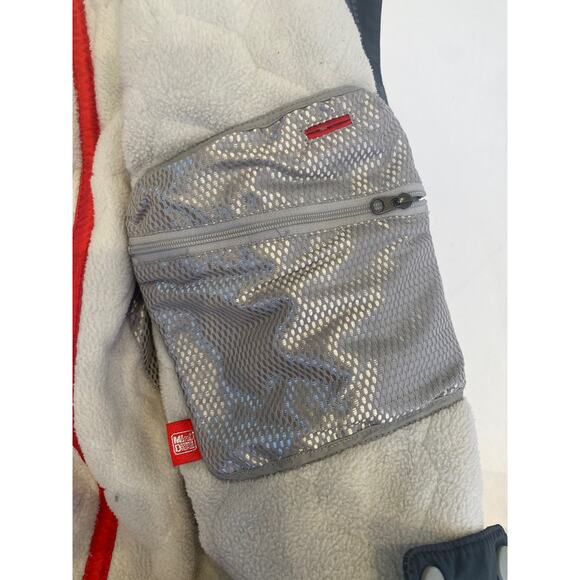 Burton Formula Gray Lime Green Snowboarding Jacket Sz M Fleece Lined Winter Warm - Picture 10 of 16